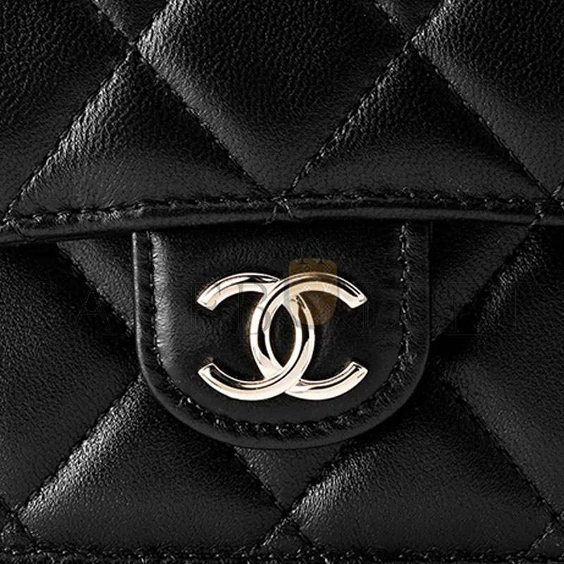 CHANEL 23P WOC CHAIN FLAP SHEEP LEATHER HAND CROSSBODY BAG MINI AP3226 (17*10*4cm)